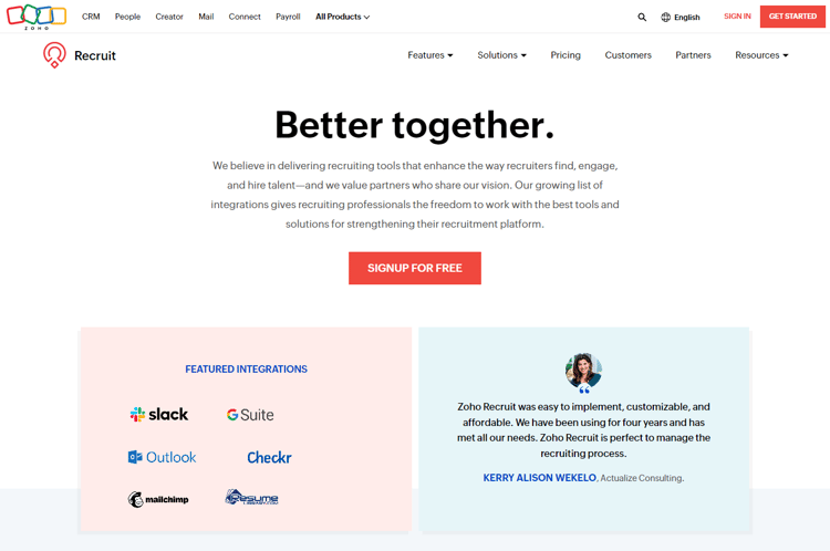 Zoho-Recruit-Integrations-and-Add-ons
